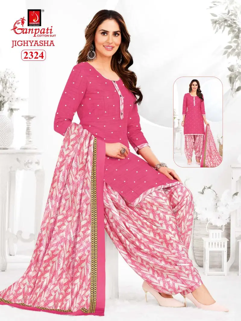 Jighyasha 23 By Ganpati Cotton Printed Dress Material Suppliers In India